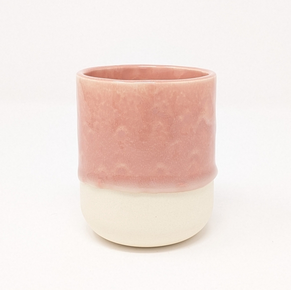 Handmade gloopy glaze ceramic cup - Picture 2 of 7
